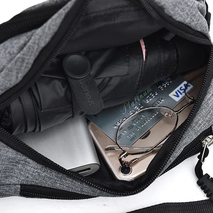 Men Waist Bag pack Purse Casual Large Phone Belt Bag Pouch oxfrod Travel Phone Bag Fanny Banana Bag Hip 4 Pockets