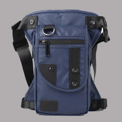 Men Waist Bum Leg Thigh Bag Motorcycle Rider Nylon/Canvas Military/Assault Male Cross Body Fanny Pack Hip Belt Drop Bags