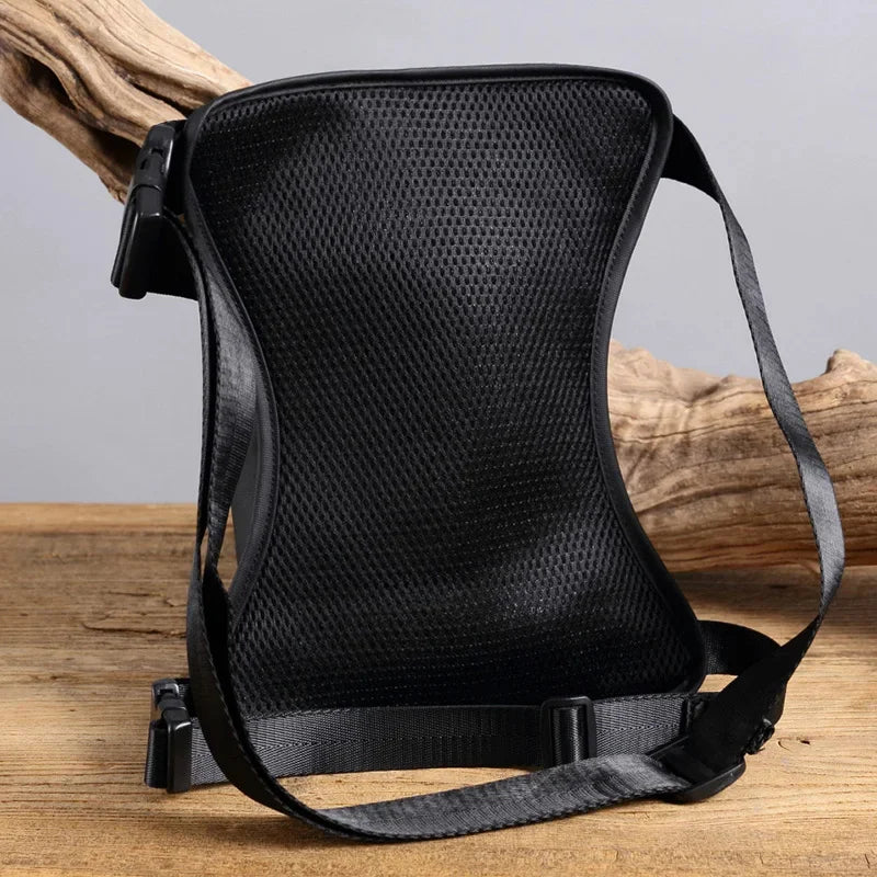 Men Waist Bum Leg Thigh Bag Motorcycle Rider Nylon/Canvas Military/Assault Male Cross Body Fanny Pack Hip Belt Drop Bags