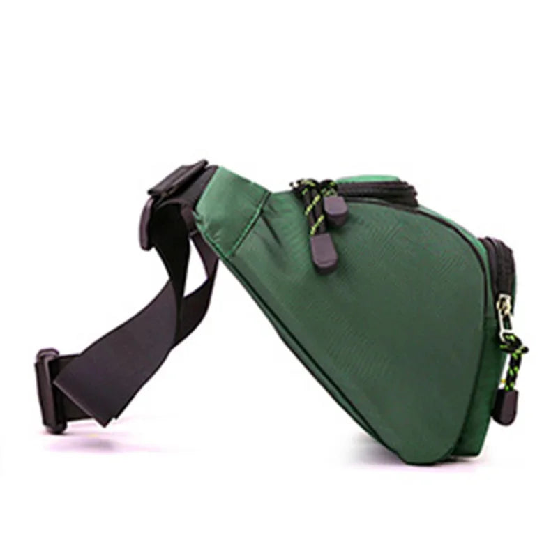 Men Waist Fanny Bum Hip Bag Waterproof Nylon Travel Military Sports Buckle Male Cross body Sling Chest Belt Pack Bags