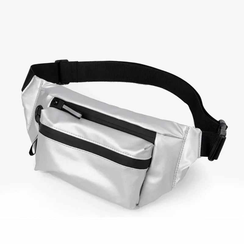 Men Waist Fanny Hip Bum Belt Bag Money Pouch Travel Fashion Waterproof Oxford Male Sling Cross body Chest Pack Purse Bags