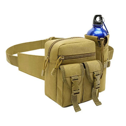 Men Waist Fanny Pack Bags Tactical Military Camping Fishing Travel Hiking Water Bottle Climb Outdoor Sport Clim Bum Hip Belt Bag