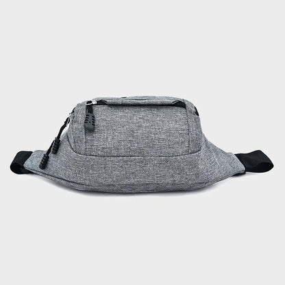 Men Waist Fanny Pack Belt Sling Chest Bag Travel Sports Fashion Money Male Nylon Pouch Purse Bum Hip Bags