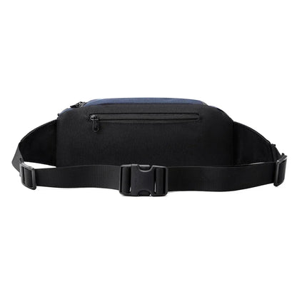 Men Waist Fanny Pack Belt Sling Chest Travel Multi-Pocket Military Fashion Male Nylon Cross body Messenger Purse Bum Hip Bag