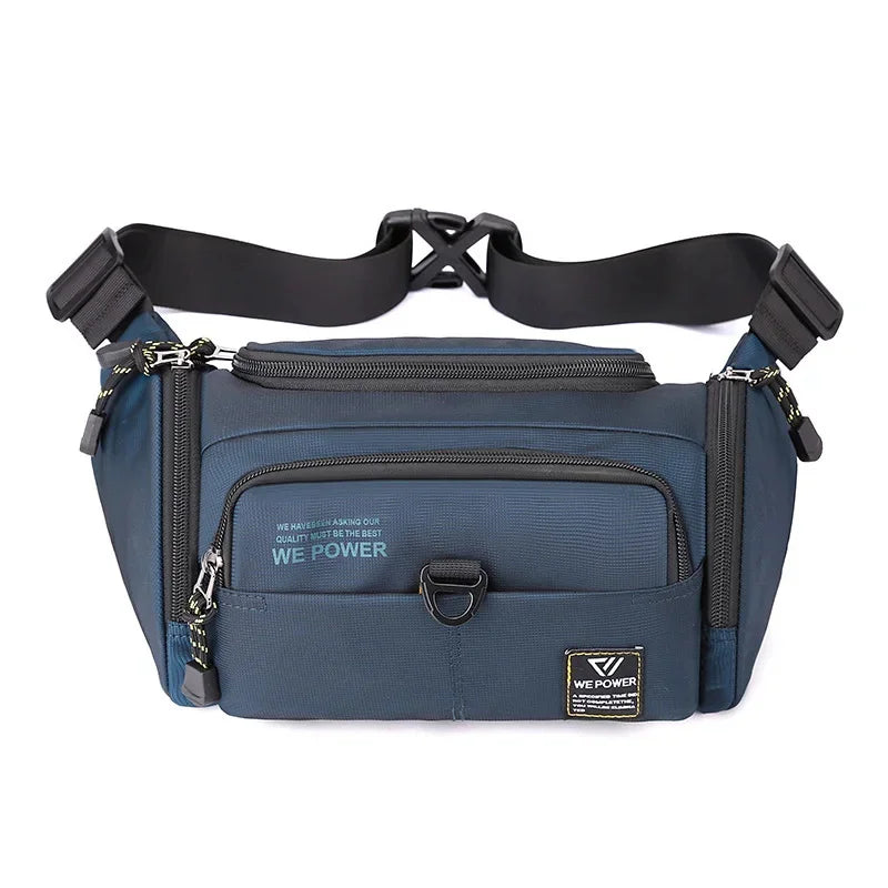 Men Waist Fanny Pack Bum Sling Chest Bag Waterproof Nylon Multi-purpose Travel Military Male Shoulder Messenger Hip Belt Bags