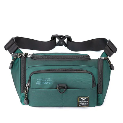 Men Waist Fanny Pack Bum Sling Chest Bag Waterproof Nylon Multi-purpose Travel Military Male Shoulder Messenger Hip Belt Bags