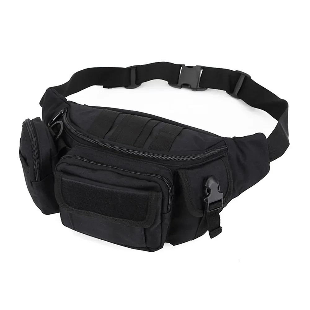 Men Waist Fanny Pack Hip Bum Belt Bags Military Assault Nylon Sports Climb Travel Hiking Male Combination Sling Chest Bag