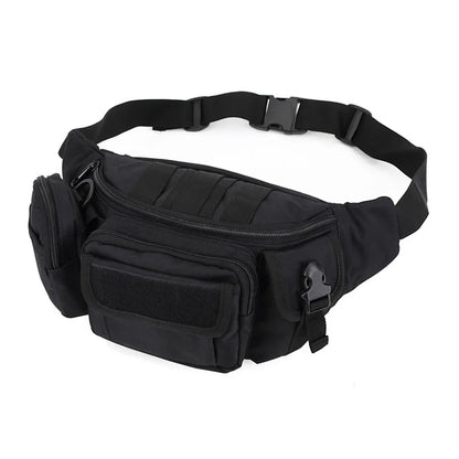 Men Waist Fanny Pack Hip Bum Belt Bags Military Assault Nylon Sports Climb Travel Hiking Male Combination Sling Chest Bag