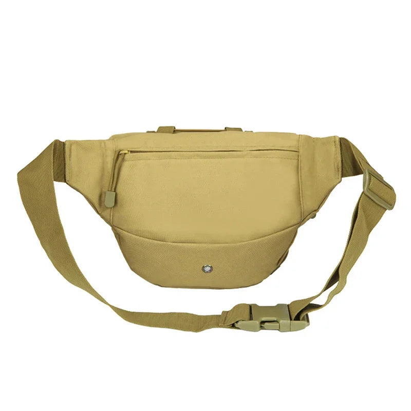 Men Waist Fanny Pack Travel Hip Bum Bags Military Assault Large Capacity Nylon Sports Climb Hiking Male Belt Sling Chest Bag
