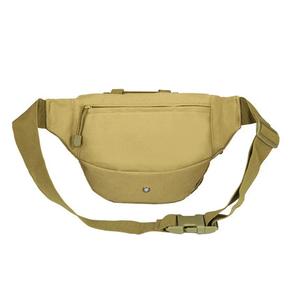 Men Waist Fanny Pack Travel Hip Bum Bags Military Assault Large Capacity Nylon Sports Climb Hiking Male Belt Sling Chest Bag