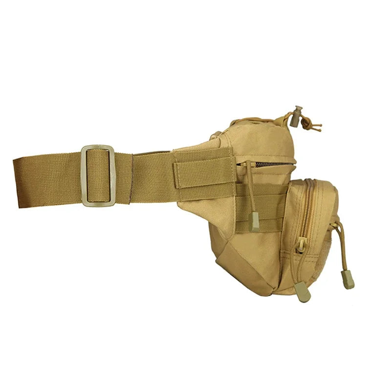 Men Waist Fanny Pack Travel Hip Bum Bags Military Assault Large Capacity Nylon Sports Climb Hiking Male Belt Sling Chest Bag