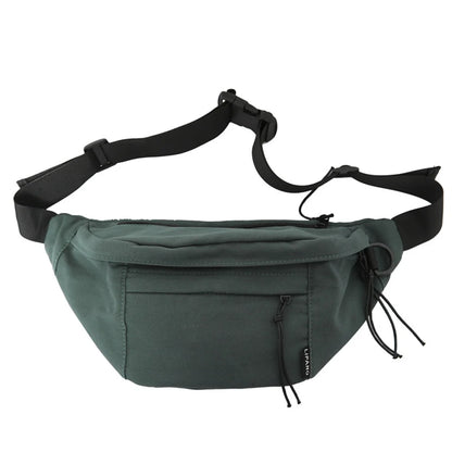 Men Waist Pack Casual Large Phone Bag Nylon Travel Phone Bag Men Waist Pack Crossbody Bag For Men Fashion Zipper Sling Bag
