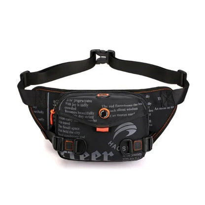 Men Waterproof Nylon Drop Leg Mens Casual Backpacks Belt Waist Fanny Pack Boys Crossbody Shoulder s Separable Bag