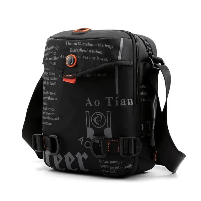 Men Waterproof Nylon Drop Leg Mens Casual Backpacks Belt Waist Fanny Pack Boys Crossbody Shoulder s Separable Bag