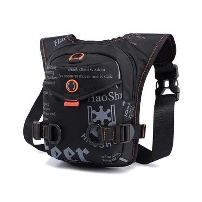 Men Waterproof Nylon Drop Leg Mens Casual Backpacks Belt Waist Fanny Pack Boys Crossbody Shoulder s Separable Bag