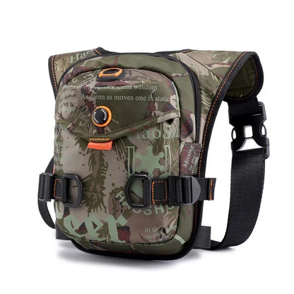 Men Waterproof Nylon Drop Leg Mens Casual Backpacks Belt Waist Fanny Pack Boys Crossbody Shoulder s Separable Bag