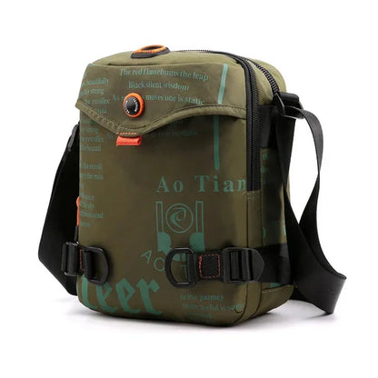 Men Waterproof Nylon Drop Leg Mens Casual Backpacks Belt Waist Fanny Pack Boys Crossbody Shoulder s Separable Bag