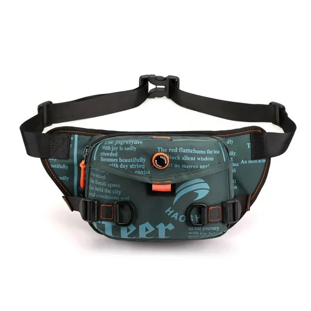 Men Waterproof Nylon Drop Leg Mens Casual Backpacks Belt Waist Fanny Pack Boys Crossbody Shoulder s Separable Bag