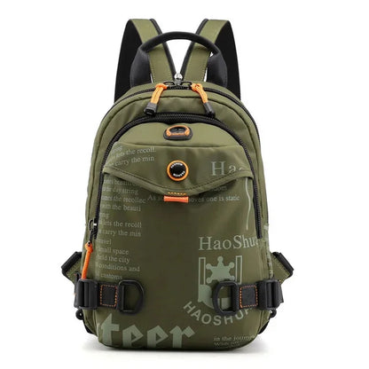 Men Waterproof Nylon Drop Leg Mens Casual Backpacks Belt Waist Fanny Pack Boys Crossbody Shoulder s Separable Bag