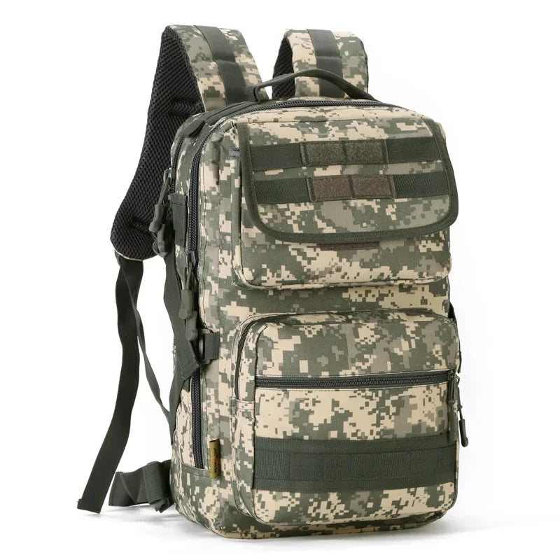 Men Waterproof Nylon Rucksack Knapsack Book Riding Military Assault Travel Casual Computer College Male Backpack Daypack Bag