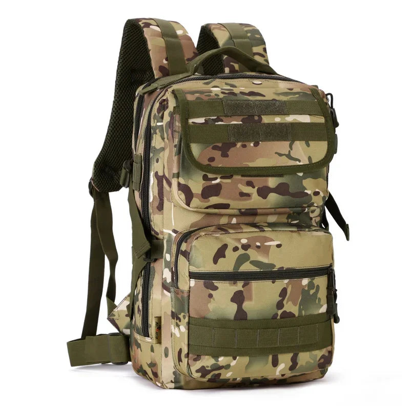 Men Waterproof Nylon Rucksack Knapsack Book Riding Military Assault Travel Casual Computer College Male Backpack Daypack Bag