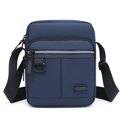 Men Waterproof Oxford Messenger Bags Versatile Male Business Casual Single Shoulder Bag Handbag Solid Crossbody Bag