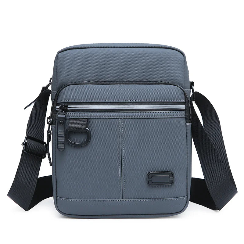 Men Waterproof Oxford Messenger Bags Versatile Male Business Casual Single Shoulder Bag Handbag Solid Crossbody Bag