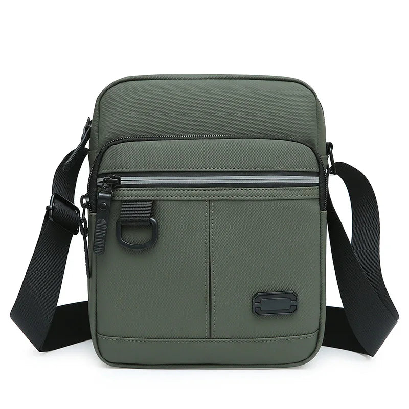 Men Waterproof Oxford Messenger Bags Versatile Male Business Casual Single Shoulder Bag Handbag Solid Crossbody Bag