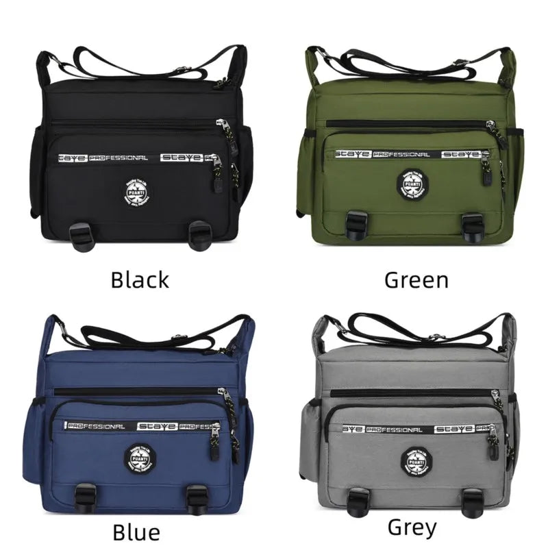 Men Waterproof Oxford Shoulder Bags Pocket Luxury Handbags Men Shopper Crossbody Bags Designer High Quality Soft Tote