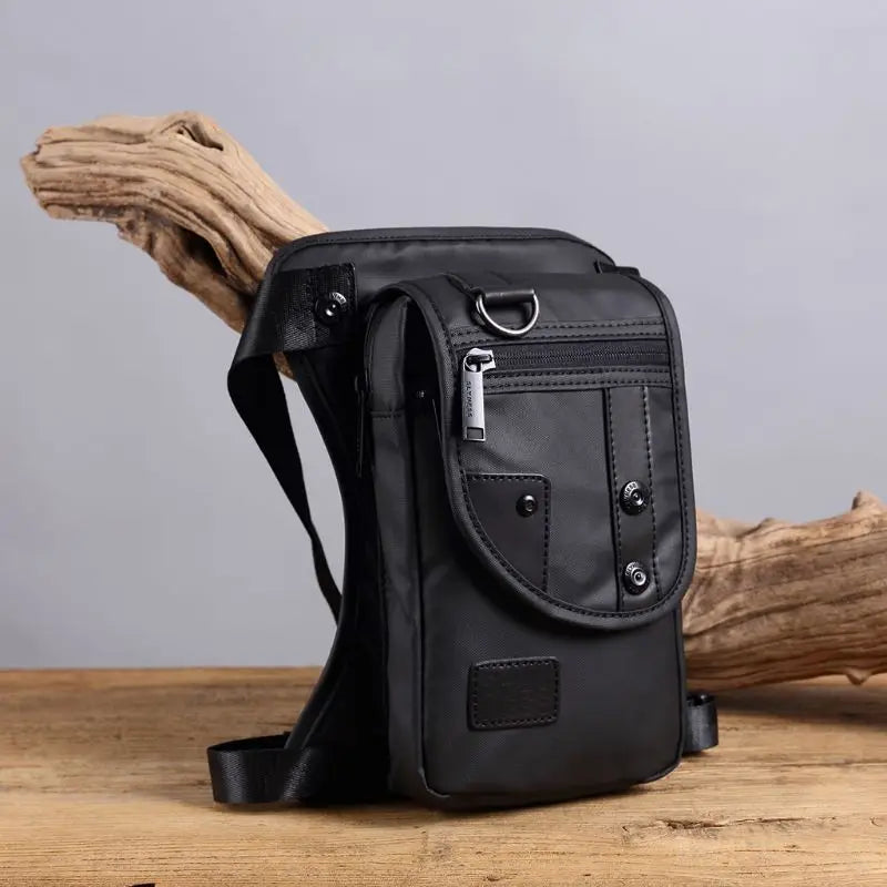 Men Waterproof Oxford Waist Leg Bag Drop Travel Motorcycle Chest Pouch