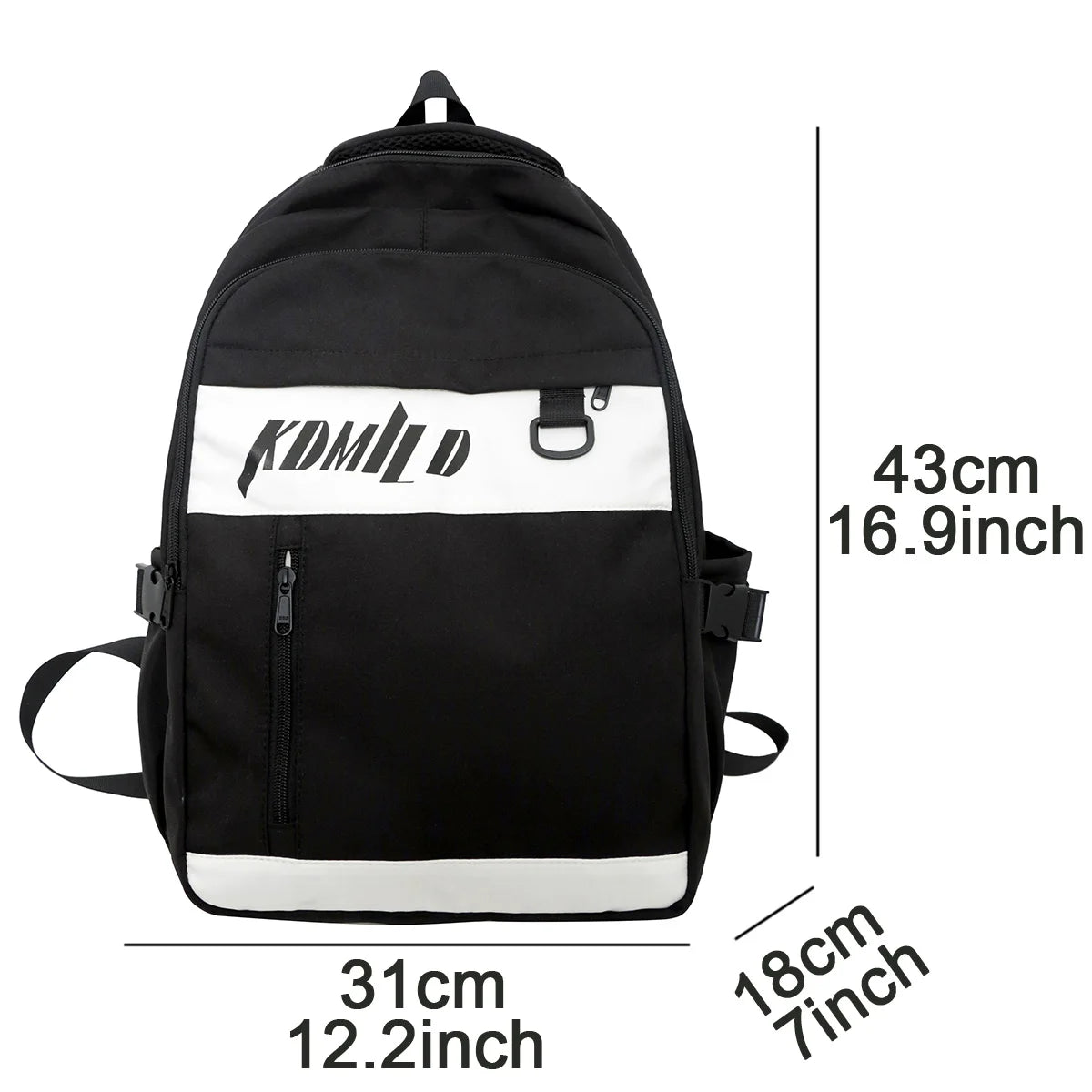 Men Waterproof Travel School Bag Women Nylon Laptop Fashion Ladies Student Girl Boy Book Bag Male Female College Backpack Trendy
