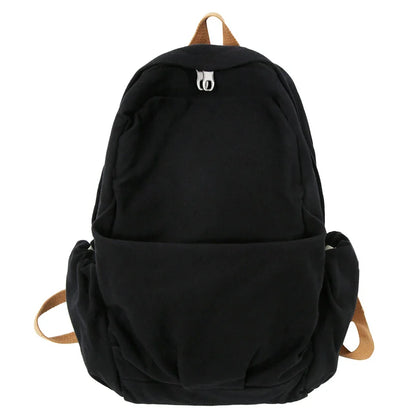 Men Women Canvas Vintage School Bag Cool Girl Boy Travel Leisure Retro Book Lady Male College Backpack Fashion Female Laptop Bag