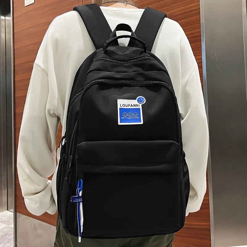 Men Women High Capacity Travel Backpack Trendy Student Ladies Male Fashion Book Bag Laptop College Backpack Boy Girl School Bags