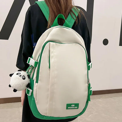 Men Women Laptop Student Backpack Fashion Female Leisure Travel Book Bag Male Ladies College Backpack Girl Boy Nylon School Bags