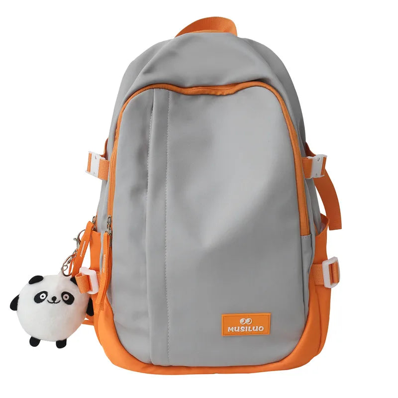 Men Women Laptop Student Backpack Fashion Female Leisure Travel Book Bag Male Ladies College Backpack Girl Boy Nylon School Bags