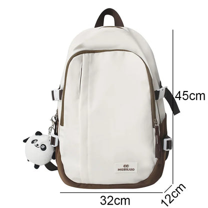 Men Women Laptop Student Backpack Fashion Female Leisure Travel Book Bag Male Ladies College Backpack Girl Boy Nylon School Bags