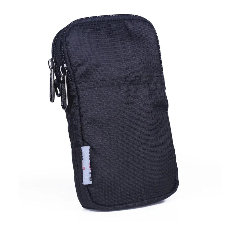 Men Women Mobile Cell Phone Case Cover Belt Fanny Bags Male Small Messenger Shoulder Cross Body Waist Pack Hook Bag
