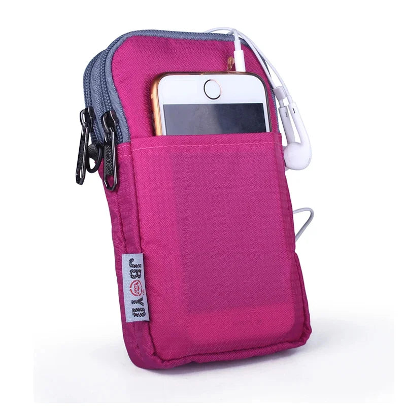 Men Women Mobile Cell Phone Case Cover Belt Fanny Bags Male Small Messenger Shoulder Cross Body Waist Pack Hook Bag