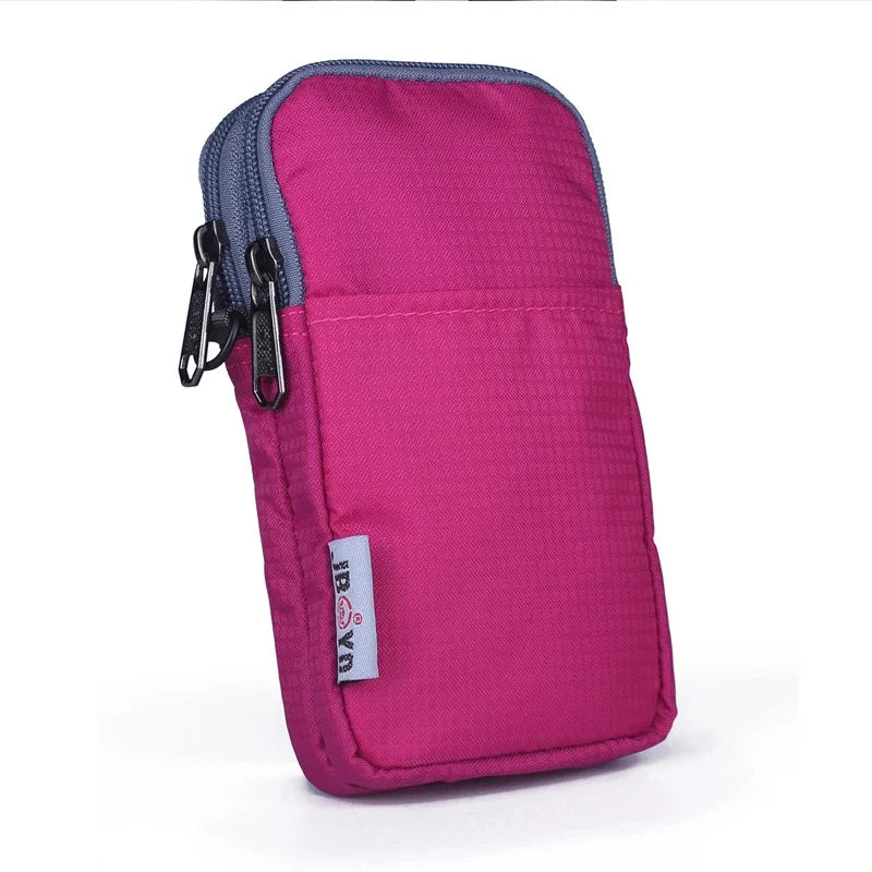 Men Women Mobile Cell Phone Case Cover Belt Fanny Bags Male Small Messenger Shoulder Cross Body Waist Pack Hook Bag