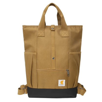 Men Women Retro Trendy Backpack Street Computer Bag Multi functional Portable Single Shoulder Diagonal Backpack Travel Bag