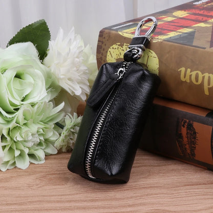 Men Women Synthetic Leather Car Key Ring Holder Case KeyChain Purse Bag Coin