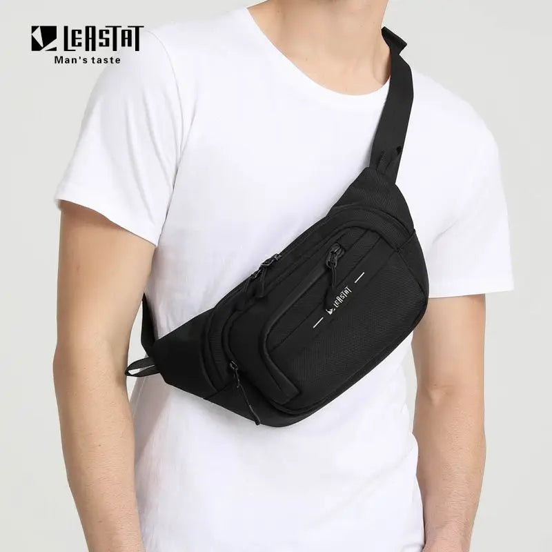 Men Women Waist Bag Fashion Chest Bag Outdoor Travel Sports Bag Lightweight Waist Pack Trendy Casual Sling Bag