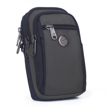 Men Women Waist Pack Hook Male Belt Bags Purse Cell Mobile Phone Case Cover Waterproof Oxford Small Messenger Fanny Bags