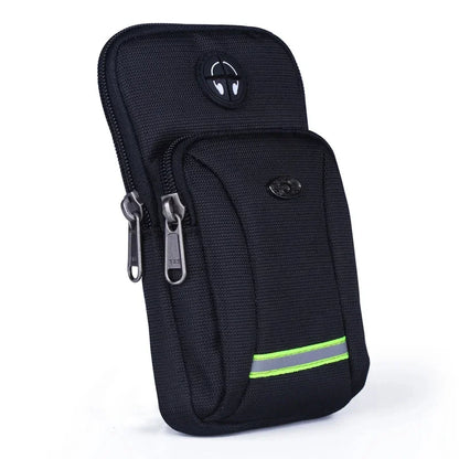 Men Women Waterproof Oxford Cell Mobile Phone Case Cover Small Messenger Bag Hook Armband Male Belt Purse Fanny Bags Waist Pack
