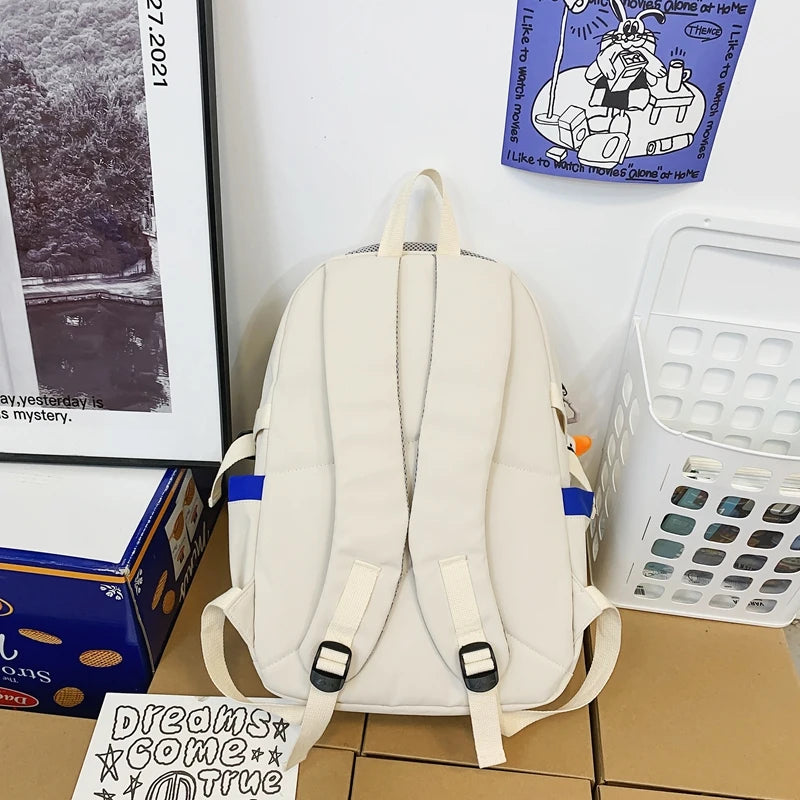 Men Women Waterproof School Bag High Capacity Fashion Lady Male College Backpack Girl Travel Boy Leisure Book Female Laptop Bags