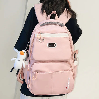 Men Women Waterproof School Bag High Capacity Fashion Lady Male College Backpack Girl Travel Boy Leisure Book Female Laptop Bags
