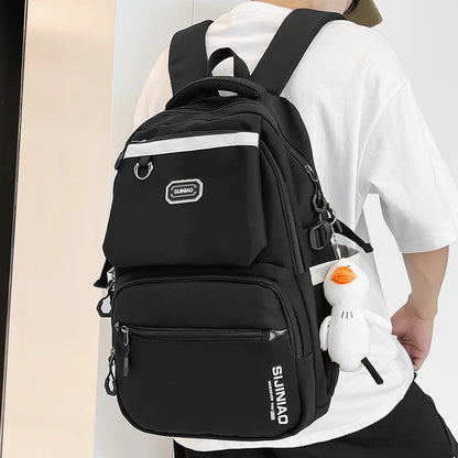 Men Women Waterproof School Bag High Capacity Fashion Lady Male College Backpack Girl Travel Boy Leisure Book Female Laptop Bags