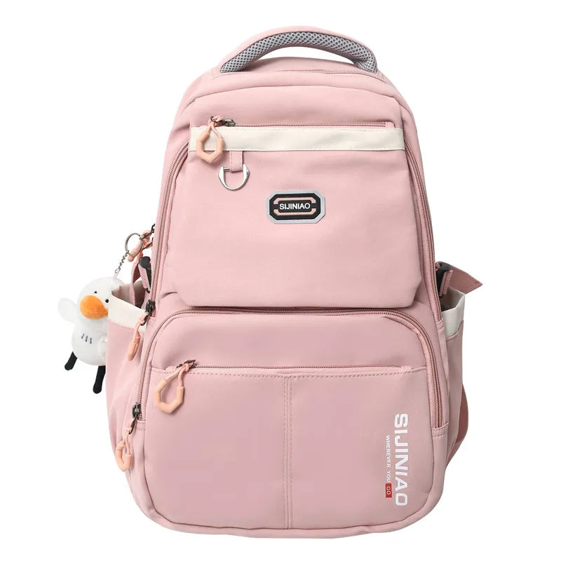 Men Women Waterproof School Bag High Capacity Fashion Lady Male College Backpack Girl Travel Boy Leisure Book Female Laptop Bags
