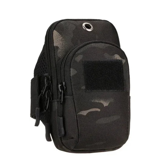 Men Wrist Arm Bag Pack Nylon Accessory Camouflage Military Assault Cigarette Pocket Cell/Mobile Phone Case Running Bags
