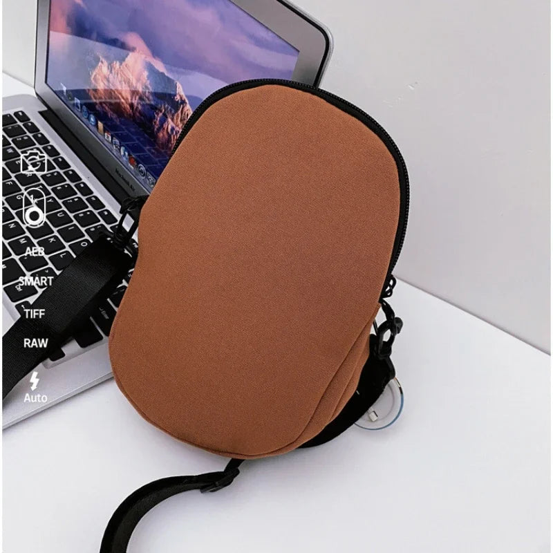 Men and Women, Small Crossbody Bag Trendy, Casual Waterproof Phone Chest Bag for Travel Hat Shoulder Bag